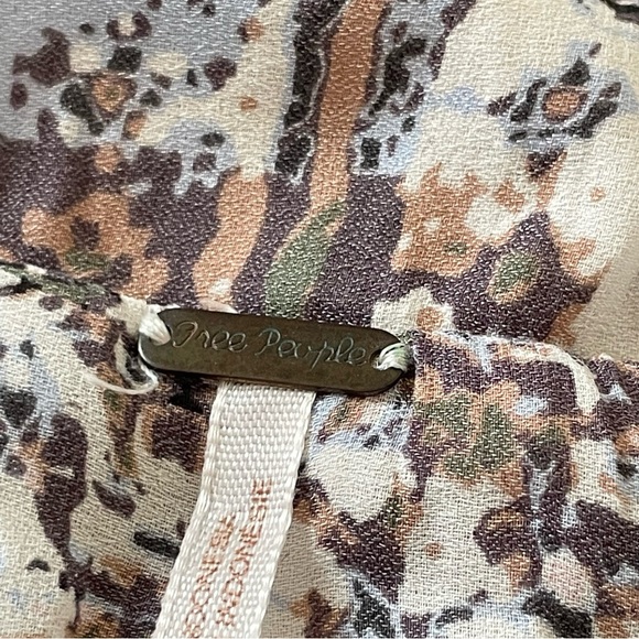 🎃 Free People Darcy Floral Swing High-Low Sleeveless Boho Top Small - Picture 8 of 16